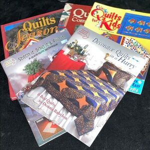 5  Vintage Quilting Books in Great Condition B1